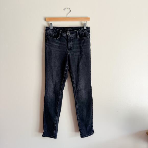Athleta Black Grey Sculptek Skinny Jeans - Size 4 - Picture 7 of 7